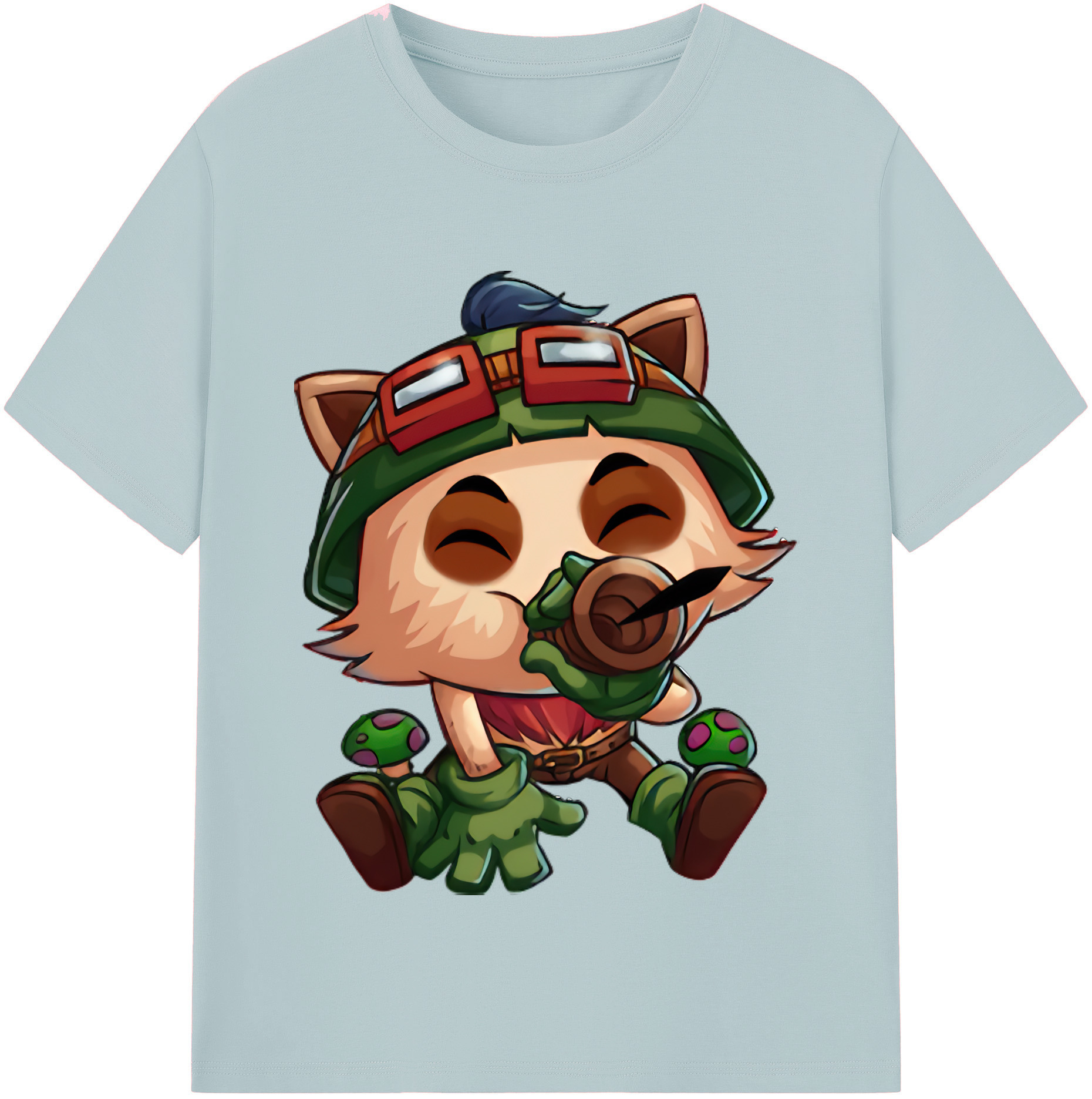 リーグ・オブ・レジェンド League of Legends LOL 綿100％半袖Tシャツ（フロントプリント）